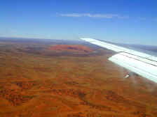 Aryes Rock from plane.JPG (75762 bytes)