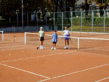 Playing at Tennis Club Lido.JPG (125897 bytes)